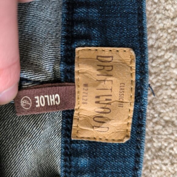 Driftwood Chloe Western Folk Festival Floral Embroidered Cropped Flare Jeans 27 - Picture 7 of 12